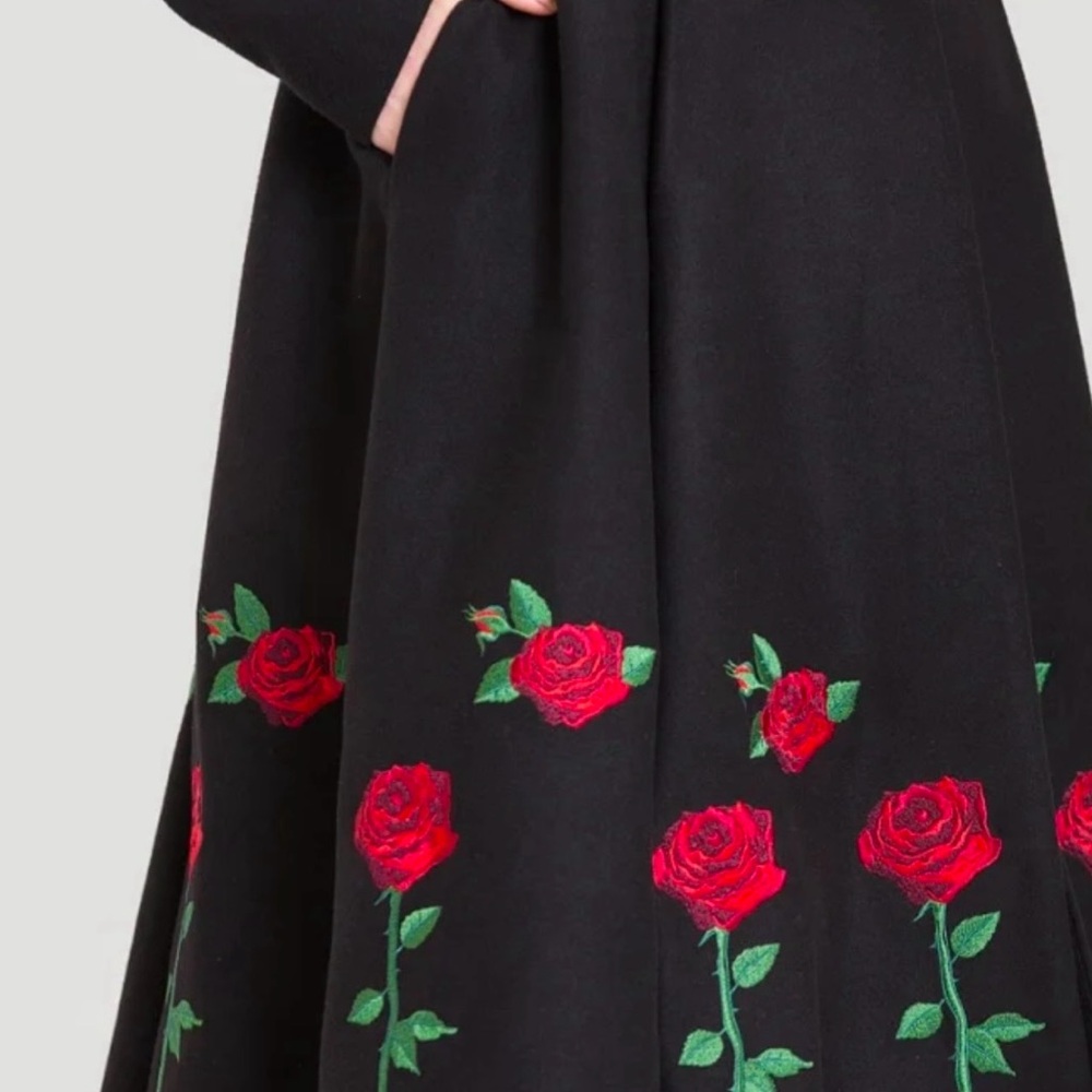 BNWT HELL BUNNY ROSA ROSSA COAT *GORGEOUS* - Picture 2 of 8